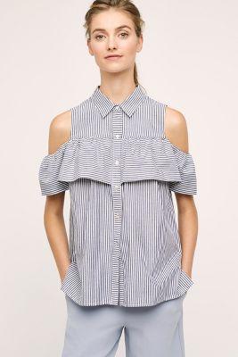Sunday In Brooklyn Scilla Open-shoulder Top