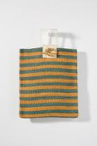 Aranaz Nala Striped Straw Tote Bag