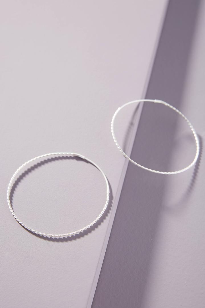 Anthropologie Meredith Twisted Hoop Earrings