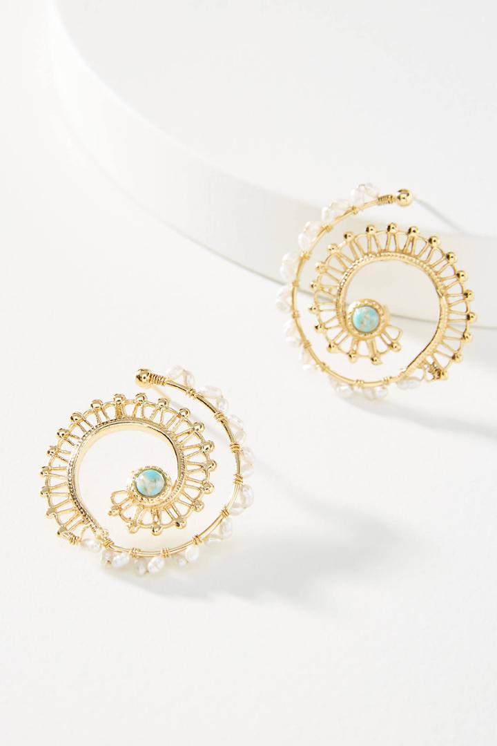 Gas Bijoux Calliope Hoop Earrings
