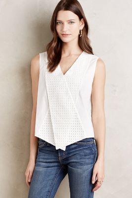 Hd In Paris Poplin Eyelet Vest