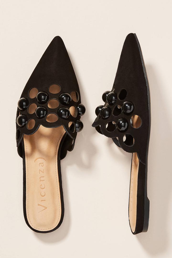 Vicenza Studded Cut-out Flats