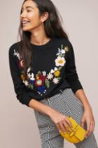 Monarc Petals Embroidered Sweater