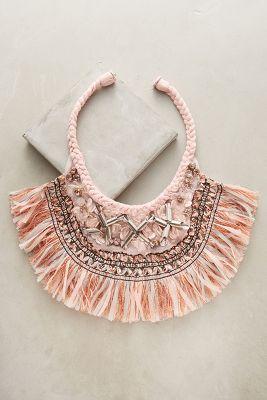Mignonne Gavigan Fringed Georganna Bib Necklace