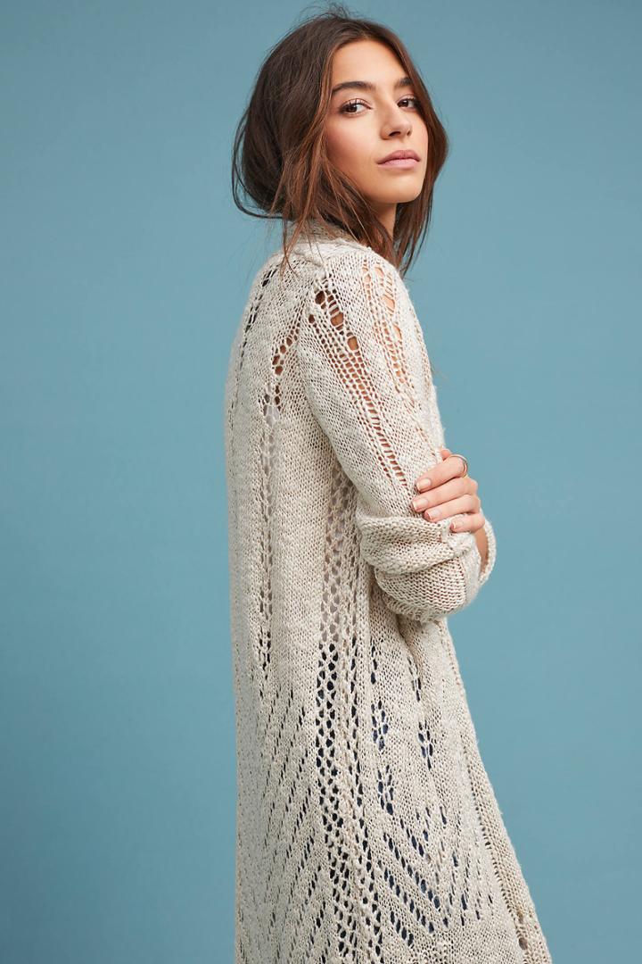 Moth Abbott Crocheted Cardigan
