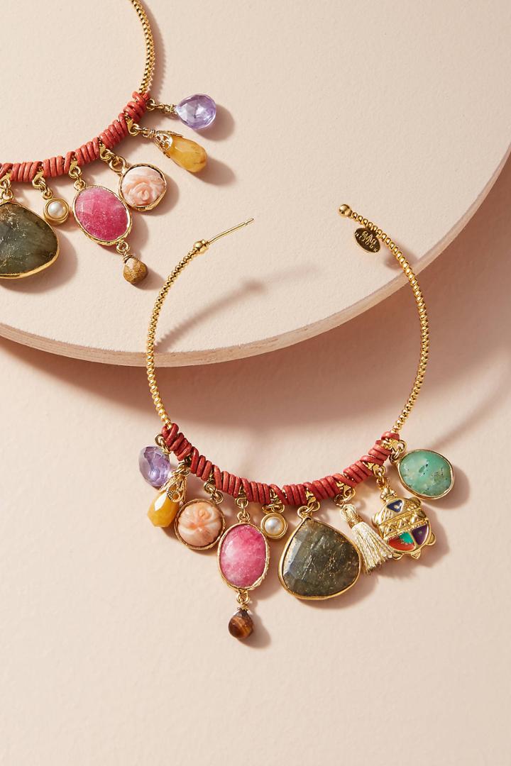 Gas Bijoux Anastasia Hoop Earrings