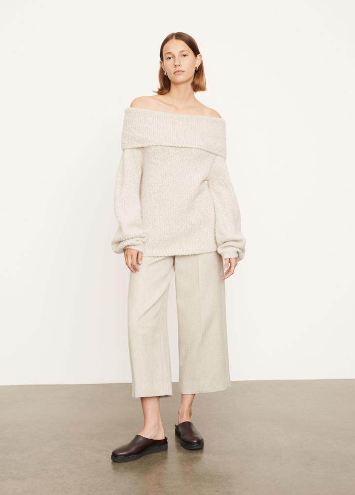 Vince Off The Shoulder Pullover