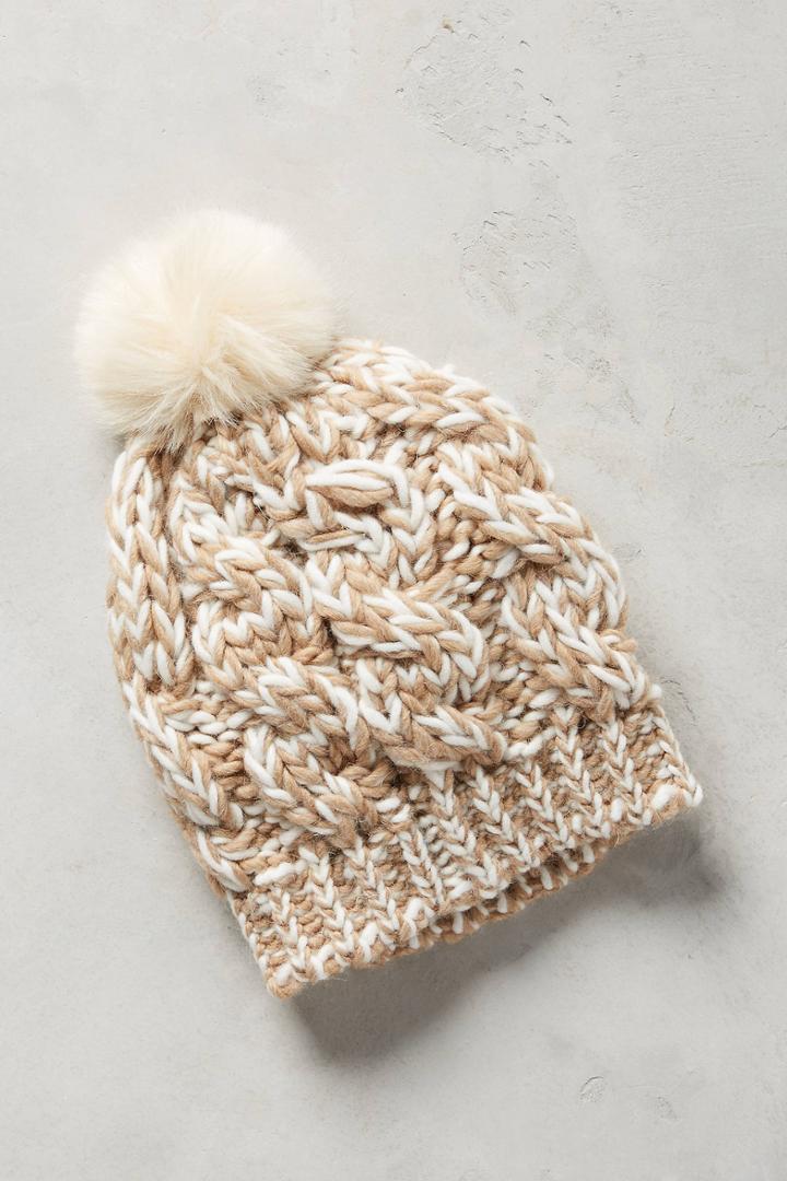 Anthropologie Pommed Conway Beanie