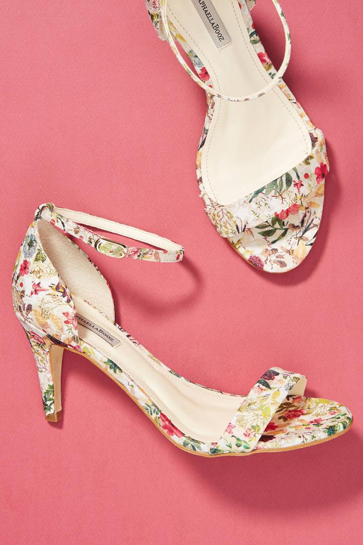 Raphaella Booz Floral Lace Heels
