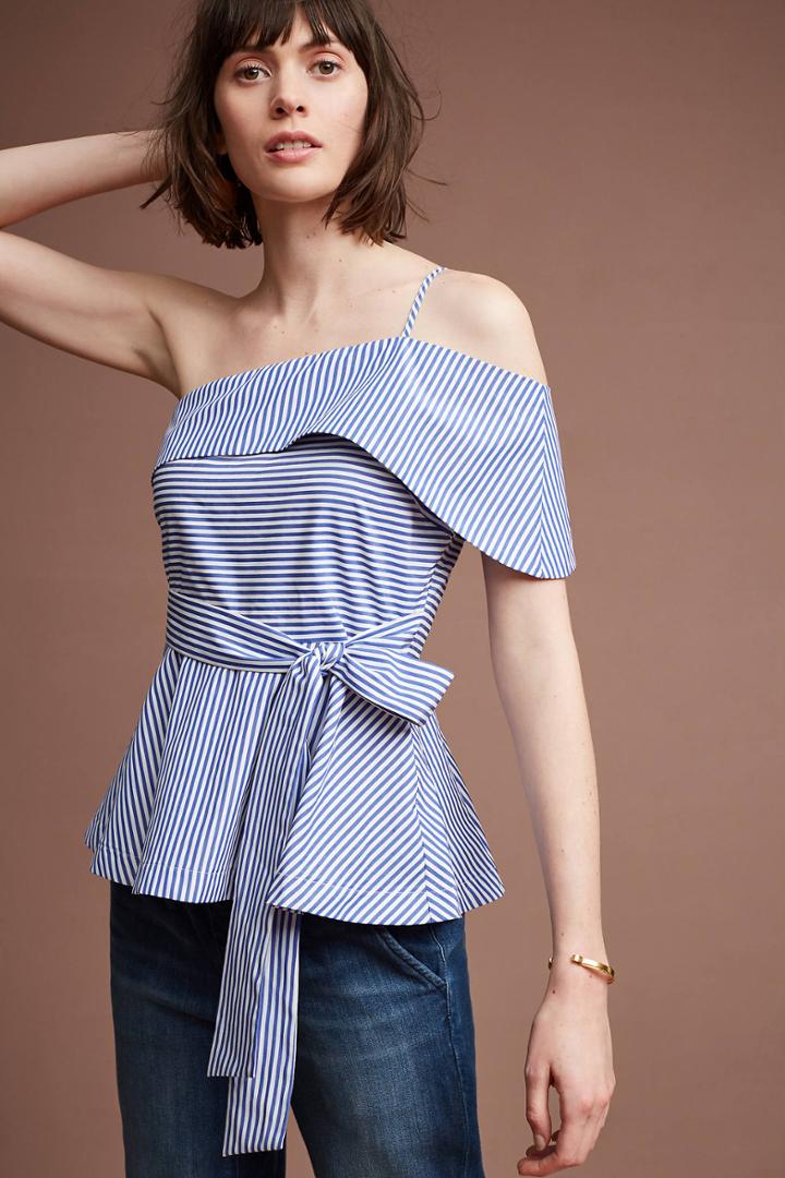 Maeve Kaira Asymmetrical Blouse