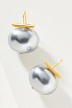 Catherine Canino Large Pebble Pearl Drop Earrings