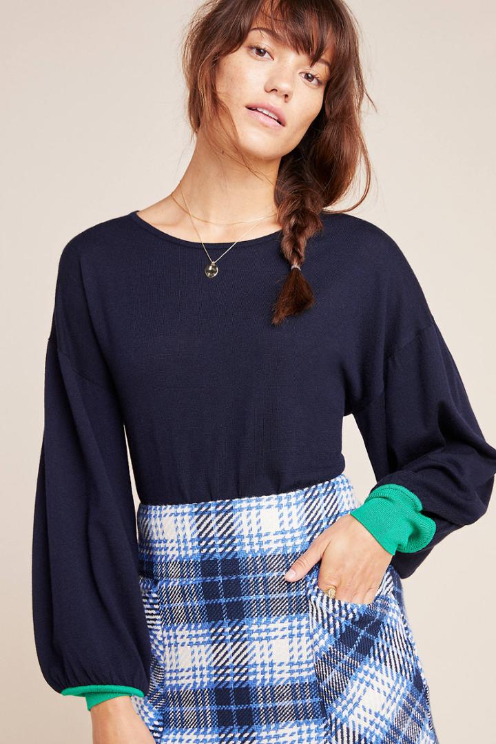 Charli Therese Balloon-sleeved Sweater