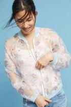 Maeve Embellished Floral Bomber