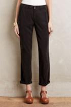 Pilcro Hyphen Roll-up Trousers Black