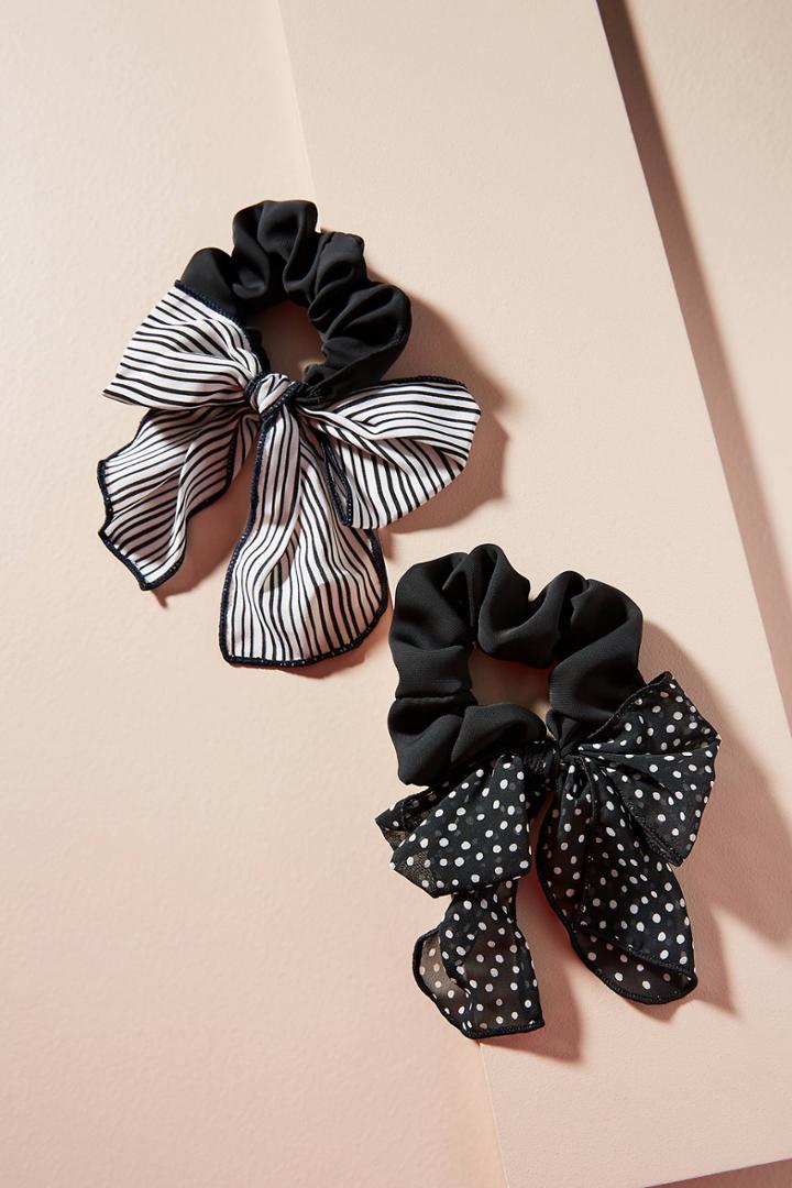 Anthropologie Set Sail Scarf Hair Tie Set