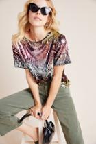 Eva Franco Pierson Plaid Sequin Top