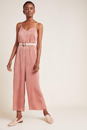 If By Sea Rosa Satin Jumpsuit