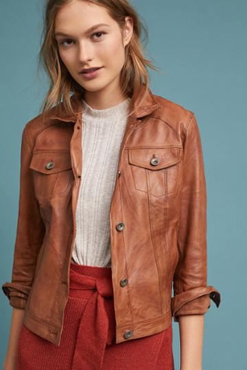 Jakett Classic Leather Jacket