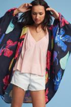 Anthropologie Floral Dolman-sleeve Kimono