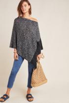 Anthropologie Carissa Leopard Cashmere Poncho