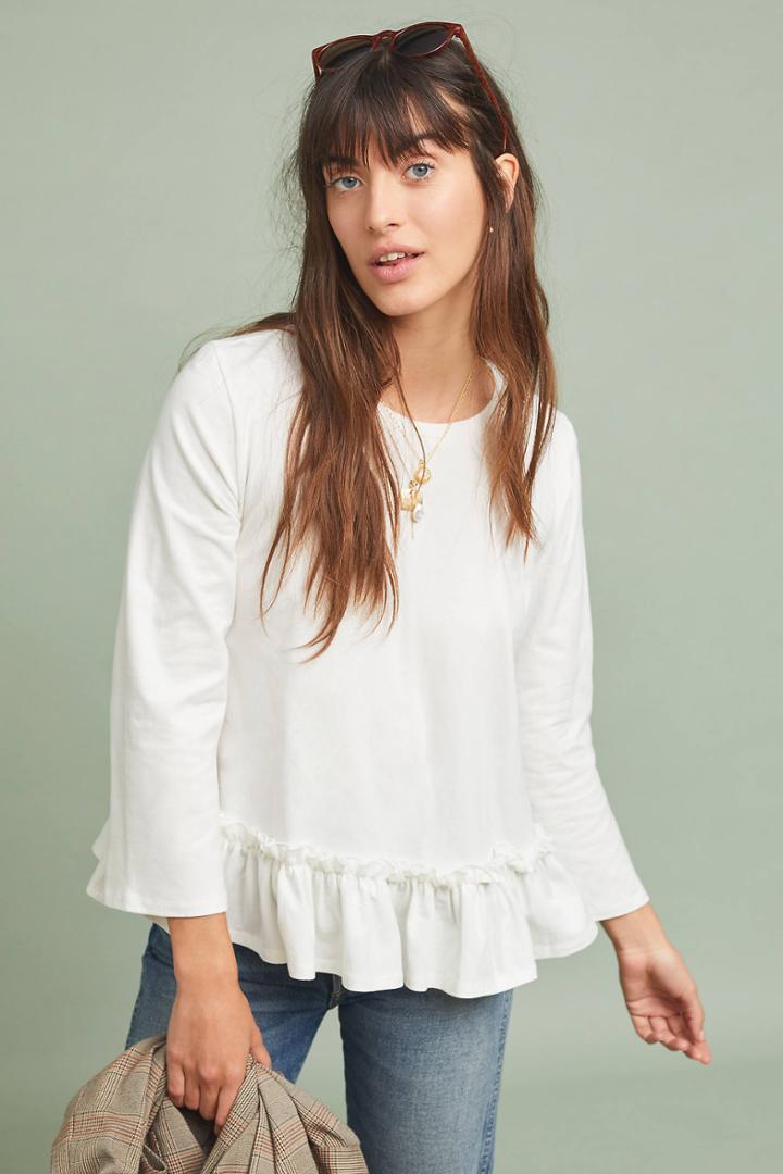 Ash Rain + Oak Lucia Peplum Top