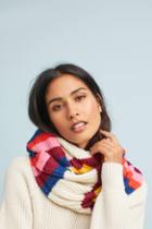 Anthropologie Cheery Striped Infinity Scarf