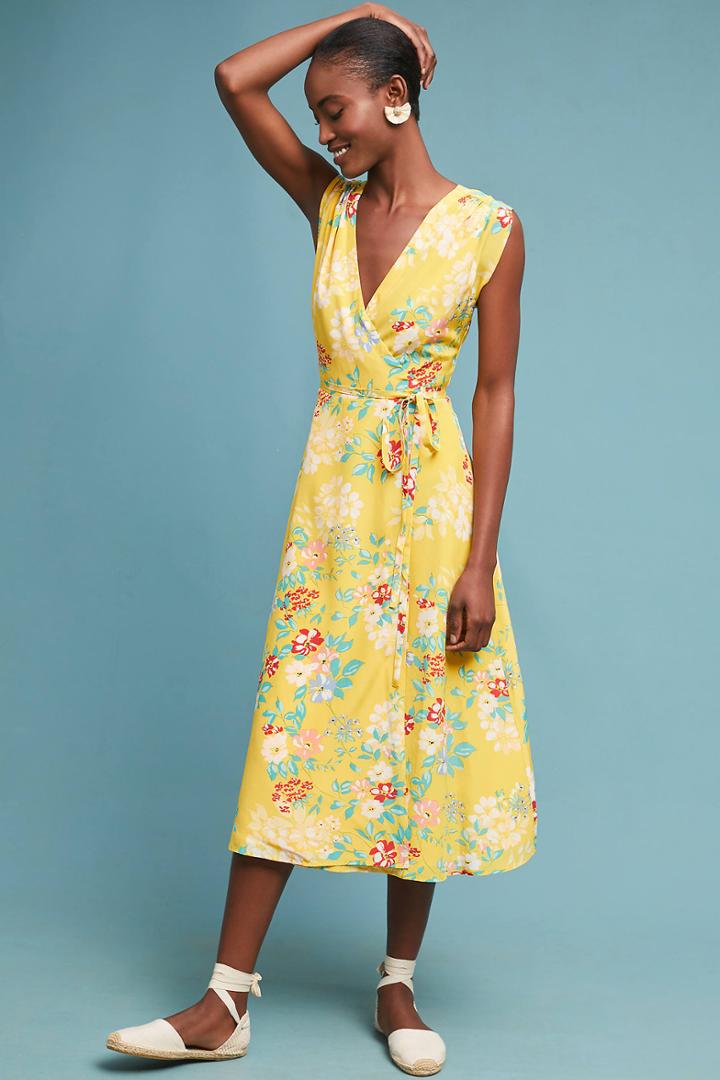 Yumi Kim Lorie Silk Wrap Dress