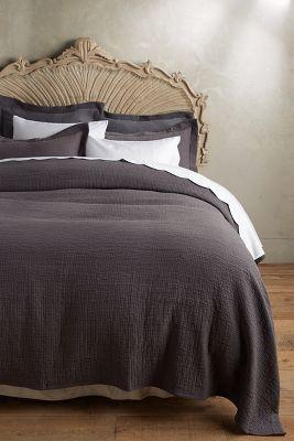 Peacock Alley Bradley Coverlet Grey