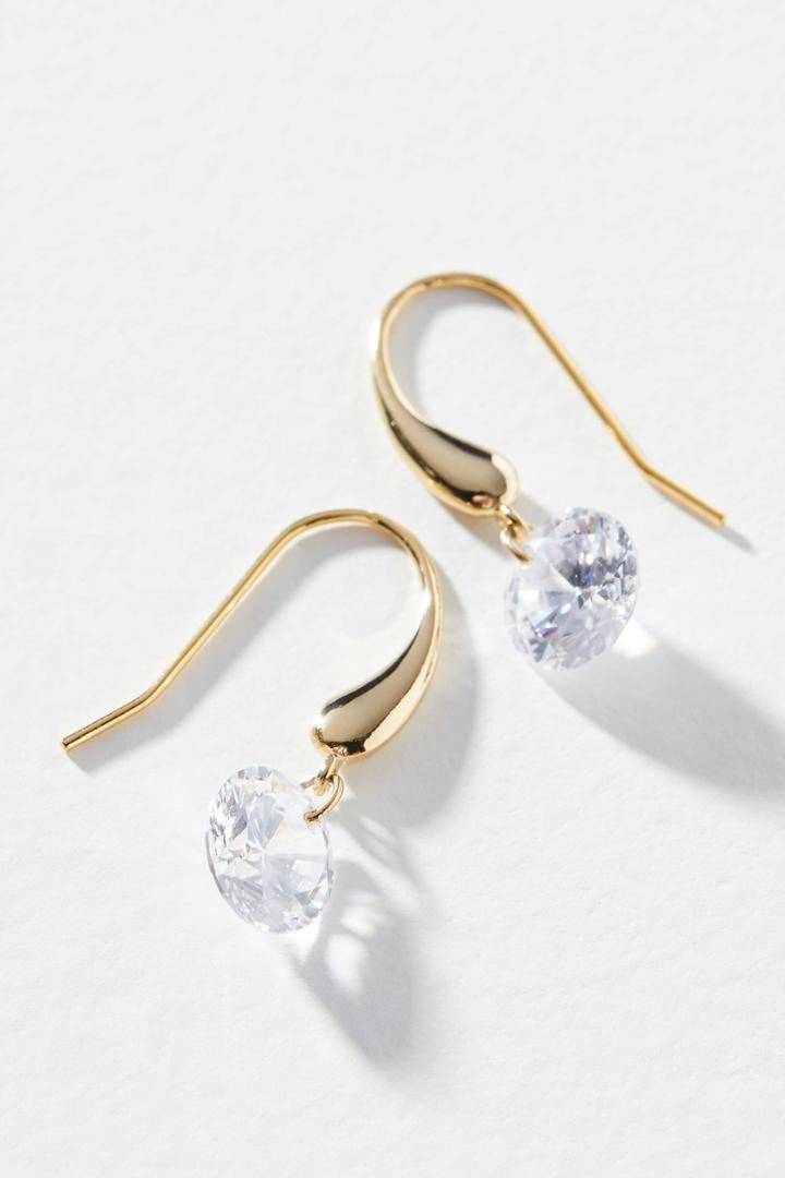 Anthropologie Jannette Crystal Drop Earrings