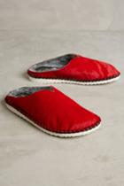 All Black Shearling-lined Sneaker Slides