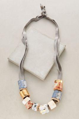 Bzippy & Co. Sagebrush Porcelain Necklace