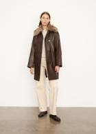 Vince Leather Coat