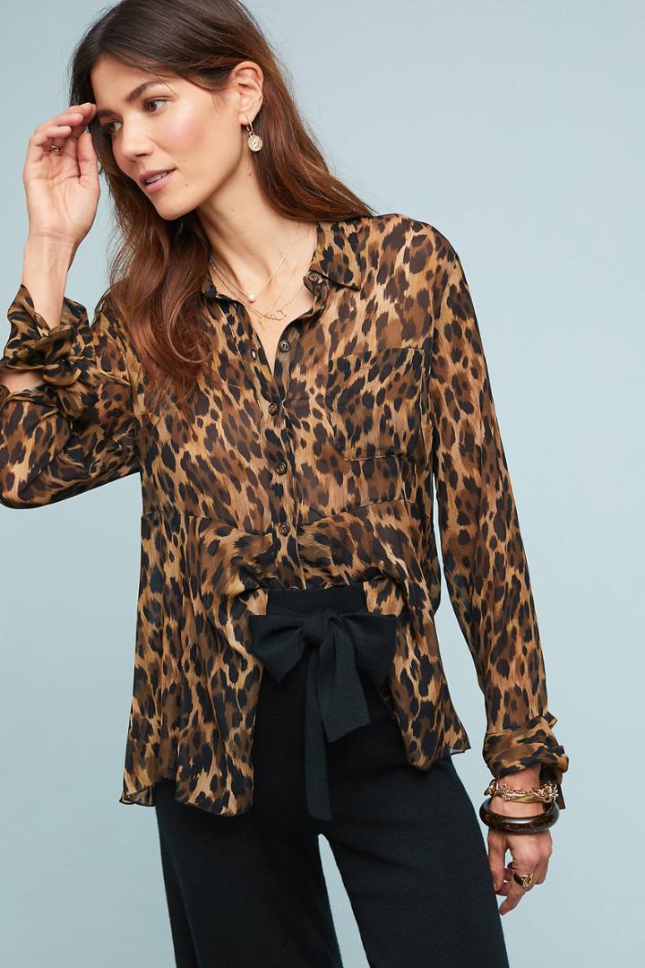 Ottod'ame Leopard Blouse