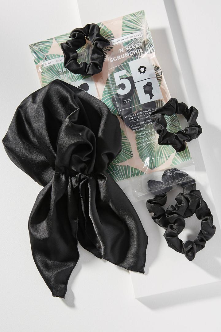 Anthropologie Sweet Dreams Sleep Cap + Hair Tie Set