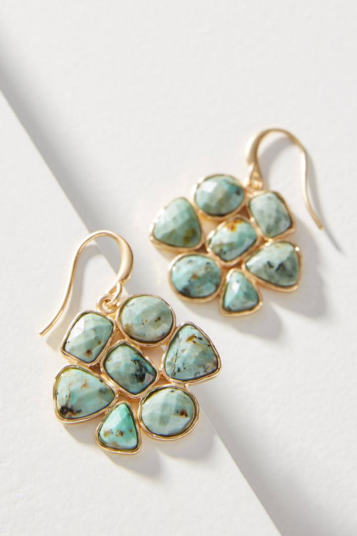 Anthropologie Jemma Flower Drop Earrings