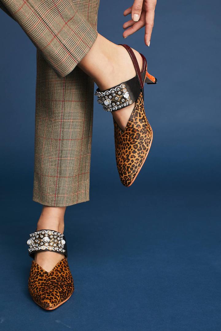 Rachel Comey Leopard Kitten Heels