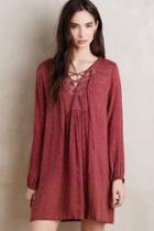 Velvet By Graham And Spencer Laced Peasant Dress