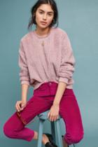 Moon River Faux Fur Sweatshirt