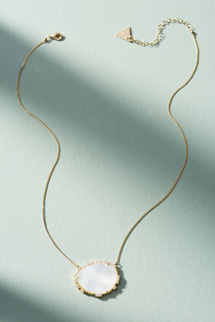 Anthropologie Reflection Pendant Necklace