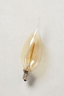 Anthropologie Flame Chandelier Bulb