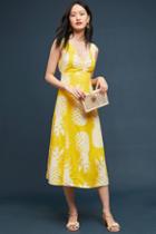 Maeve Pineapple Midi Dress