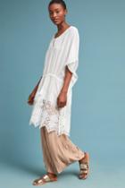 Anthropologie Lupe Embroidered Caftan