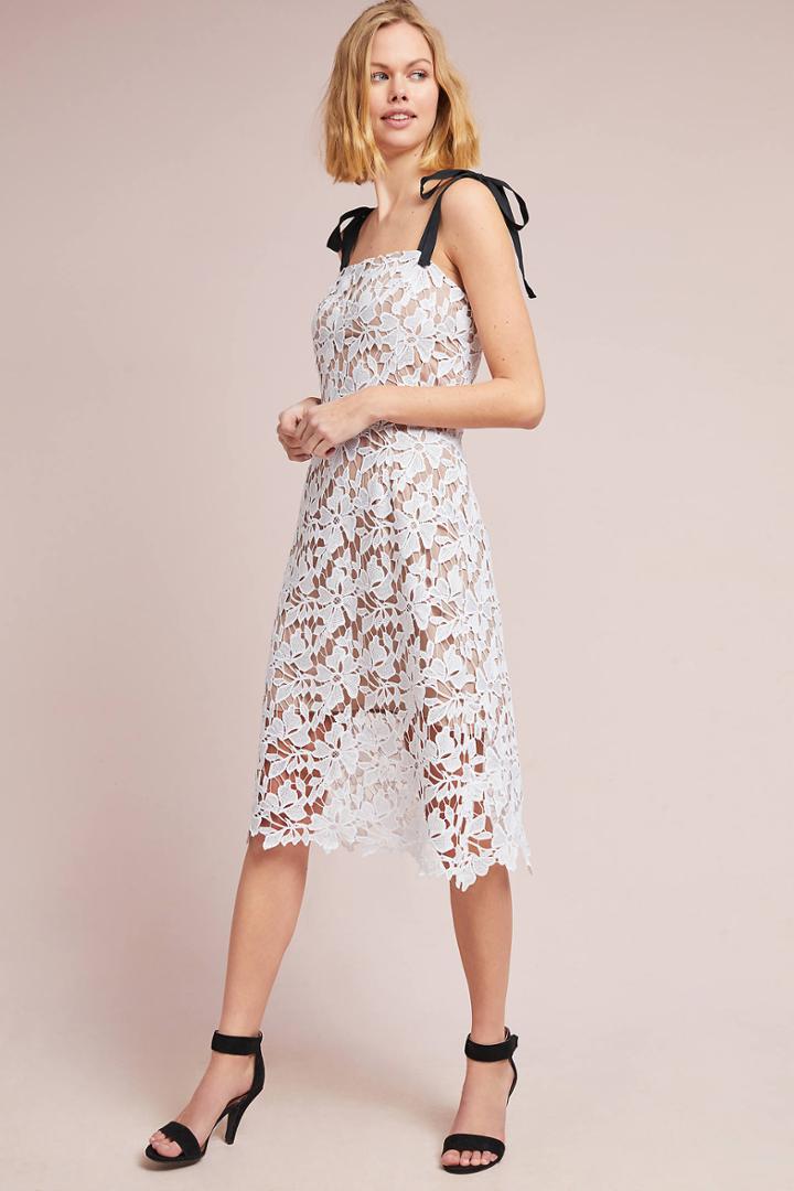 Donna Morgan Uptown Lace Column Dress