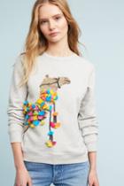 Uzma Bozai Embellished Camel Sweatshirt