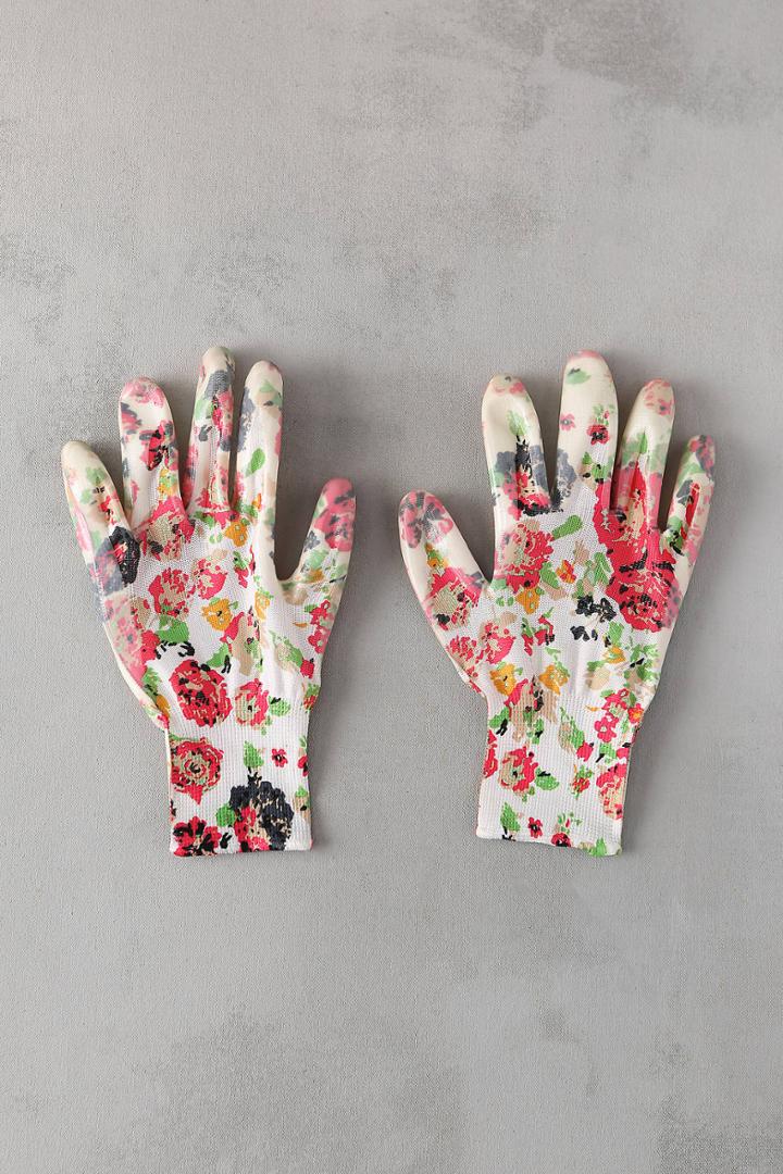 Womanswork Floral Garden Gloves