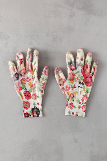 Womanswork Floral Garden Gloves