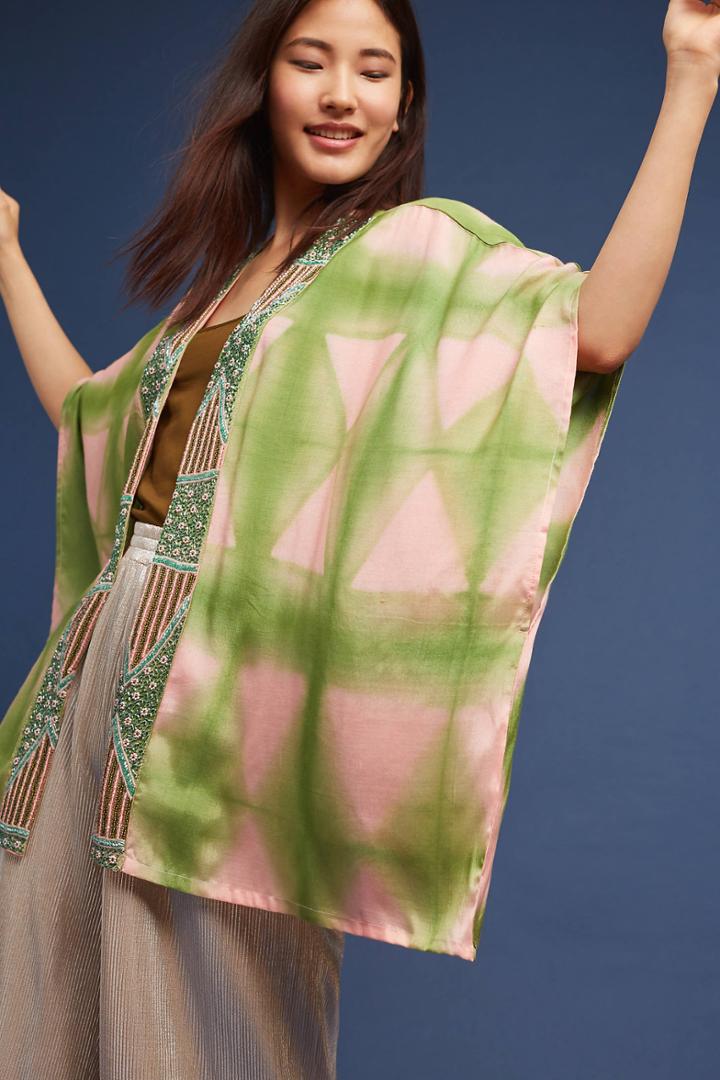 Anthropologie Mika Printed Kimono