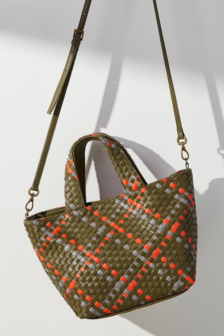 Deux Lux Cara Woven Mini Tote Bag