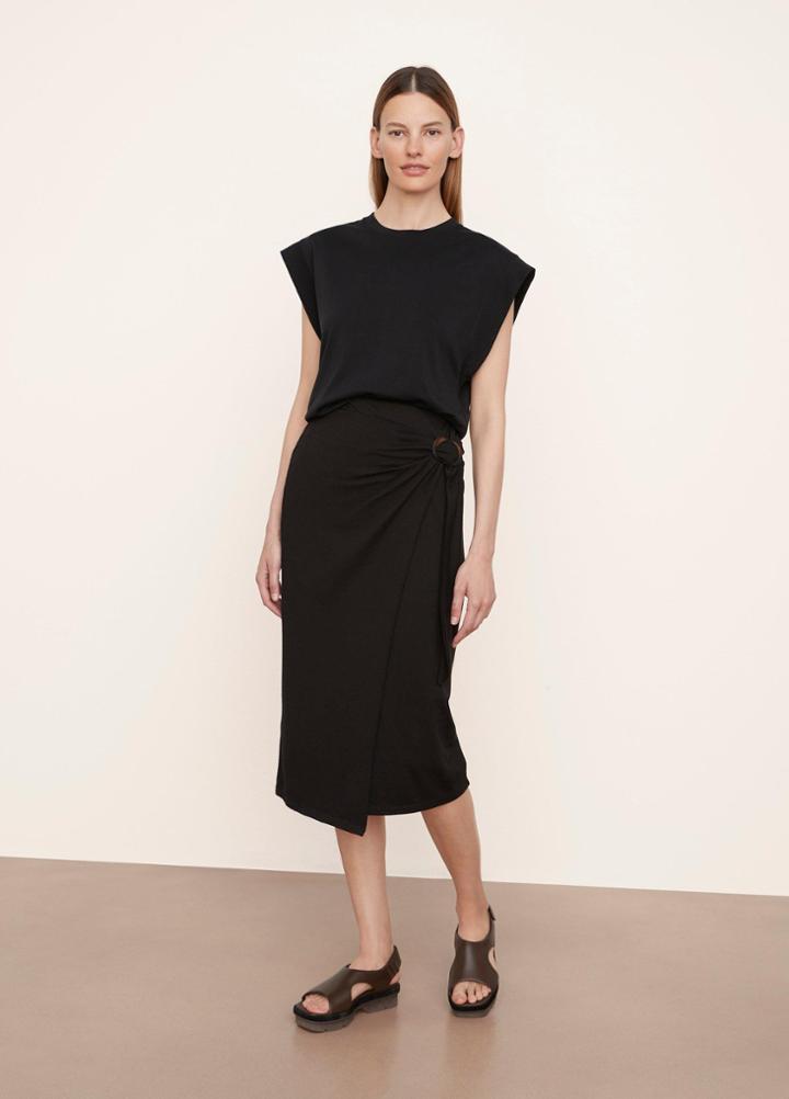 Vince Rib Trim Muscle Tee