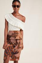 Atsu Adi Ruffled Pencil Skirt
